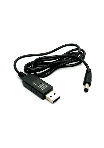 Usb Dc Dönüştürme Kablosu 5v 12v Voltaj Yükseltme Kablosu 5.5x2.5