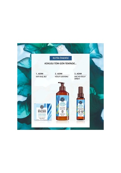 Yves Rocher Katı Duş Jeli - Nemlendirici Serinletici Okyanus Esintisi-sls,sles İçermez,vegan 100 Ml Diğer