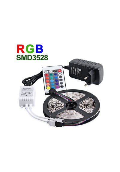 Rgb Led Şerit Seti, Led Şerit Kiti. Led Şerit + Kumanda+Adaptör (409796400)