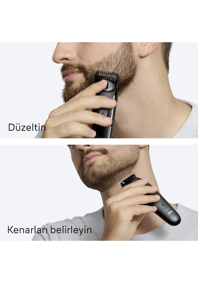 Braun Sakal Düzeltici Series 3, +3 Aksesuar, 40 Uzunluk, Keskin Bıçak, Bt3520