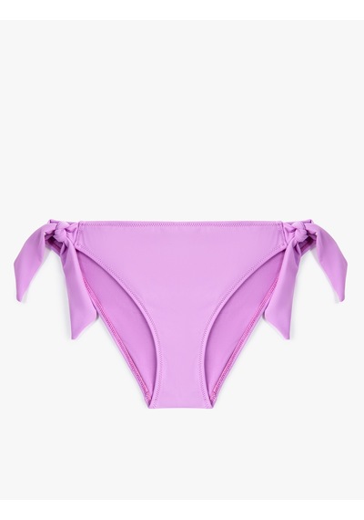 Koton Basic Bikini Altı Yandan Bağlama Detaylı Normal Bel Mor 3sak00133bm Mor