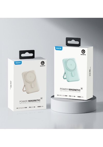 P20 Se 10.000 Mah Pd 20w Standlı Magsafe Powerbank Bej