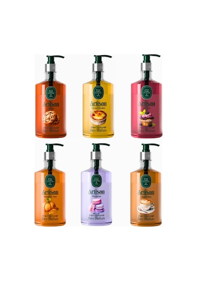 Eyüb Sabri Tuncer Artisan Cappucino + Cookie + Creme Brulee + Macaron + Muffin + Pumpkin Tart Sıvı Sabun 6 x 100 ML