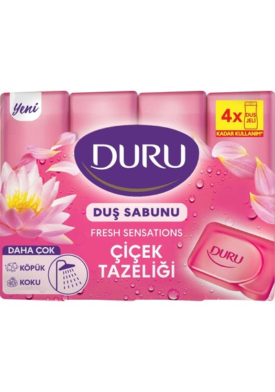 Duru Fresh Duş Sabunu Çiçek Tazeliği 4x150 G 4 Adet Diğer