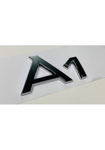Audi A1 2011 - 2023 Arka Bagaj Yazısı Krom