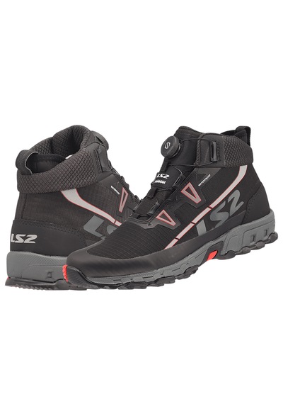 Ls2 Trekker Waterproof Siyah Motosiklet Botu