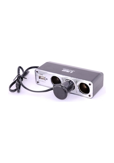 Ahmet Otomotiv Çakmak Çoğaltıcı 3 Çıkışlı + 1 Usb Çıkışlı 12V-24V