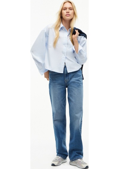 Tommy Hilfiger Layla Yüksek Bel Düz Kesim Kadın Mavi Jean Bj0133-16110