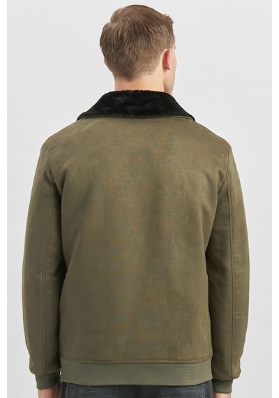İmza Dolumlu Kürklü Yaka Likralı Kapitoneli Astar Slim Fit Dar Kesim Casual Mont 1007245152-koyu Haki Koyu Haki İmza Dolumlu Kürklü Yaka Likralı Kapitoneli Astar Slim Fit Dar Kesim Casual Mont 1007245152-koyu Haki Koyu Haki