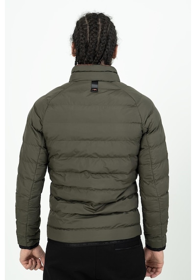 Maraton Sportswear Regular Erkek Dik Yaka Uzun Kol Basic Haki Mont 20112-haki Haki