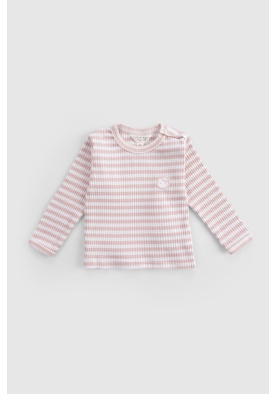 Organik Pamuklu Kaşkorse Modal Pembe Bebek Takımı Pembe