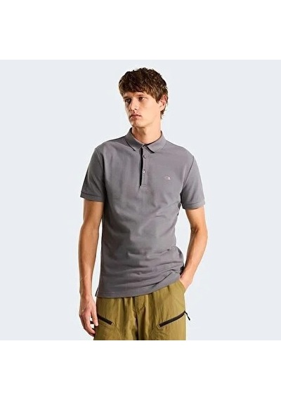 The North Face Premium Slim Erkek Polo T-shirt Nf0a8c1n0uz1 Gri