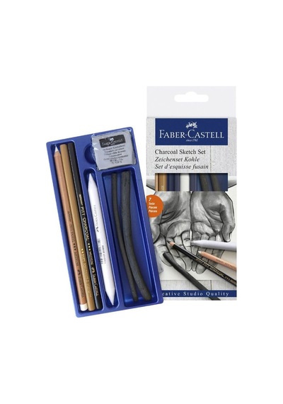 Faber Castell Charcoal Sketch Set- Kömür Eskiz  Seti