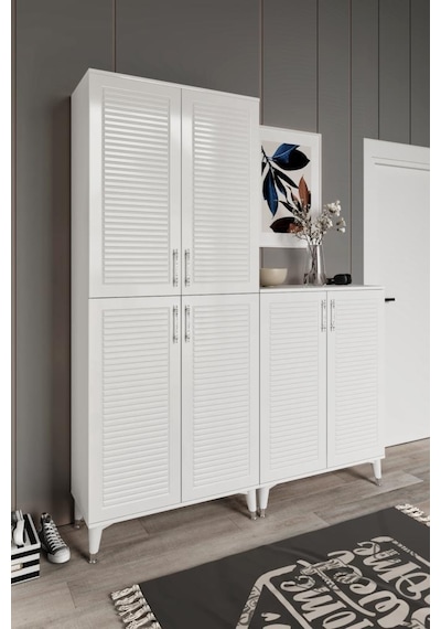 Panjurlu Metal Kulp Pnj6190 Ayakkabılık 6 Kapaklı Mutfak Dolabı Balkon Dolabı Kiler Banyo Dolabı Çok Amaçlı Dolap Beyaz Gümüş Beyaz - Gümüş Panjurlu Metal Kulp Pnj6190 Ayakkabılık 6 Kapaklı Mutfak Dolabı Balkon Dolabı Kiler Banyo Dolabı Çok Amaçlı Dolap Beyaz Gümüş Beyaz - Gümüş