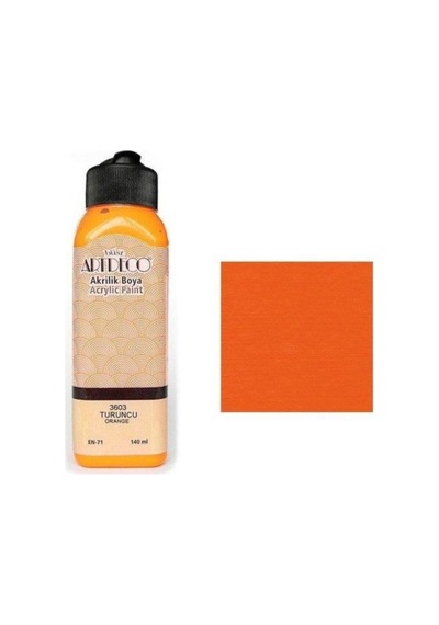 Akrilik Boya 140 Ml Turuncu Y-070r-3603 No Color