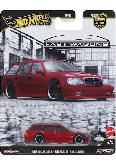 Hot Wheels Premium Fast Wagons Mercedes Benz E36 AMG