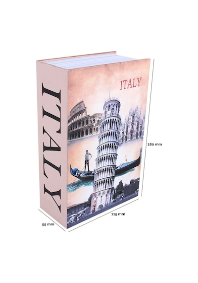 Mühlen Secret Italy 180 Orta Boy Kitap Şekli Gizli & Şifreli Kasa