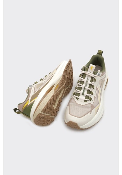 Derinet Bağcıklı Erkek Sneaker Bej Sarı Bej Sarı