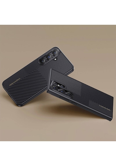 Galaxy S24 Ultra Uyumlu Kılıf Karbon Fiber Magsafe Özellikli Benks Montage Hybrid Armorpro Kevlar Kapak