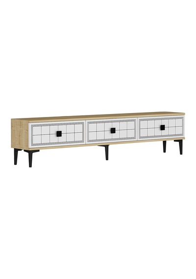 Tsa1801db - Yuka Tv Stand Safirmeşe-beyaz 180cm Safirmeşe-beyaz