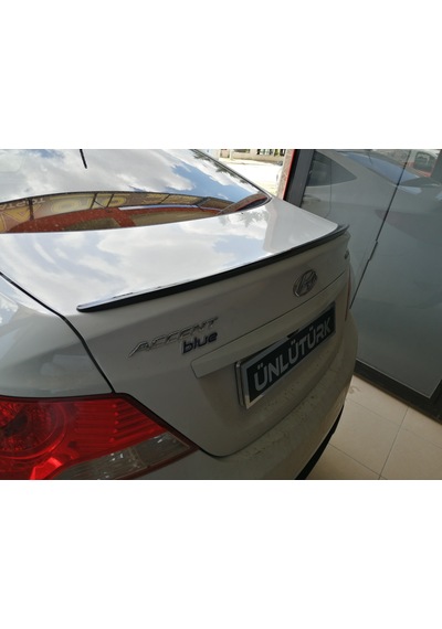 OtoÇizgi Hyundai Accent Blue Bagaj Üstü Spoiler-Spoyler Piano Black N11.382 OtoÇizgi