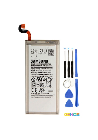 Samsung Galaxy Uyumlu S8+ Plus G955 Batarya Pil A++ Lityum Polimer Pil + Montaj Set