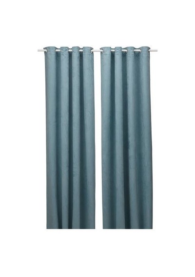 Ikea Bırtna Tül Perde 145x300 Cm Turkuaz-lacivert Çok Renkli