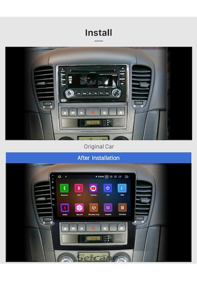Kıa Sorento 2004-2008 Multimedya Navigasyon Usb Kamera Carplayer 4 Ram