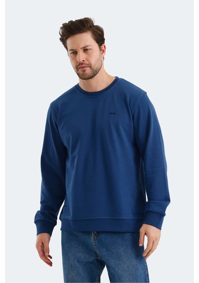 Slazenger Orvar In Erkek Lacivert Sweatshırt