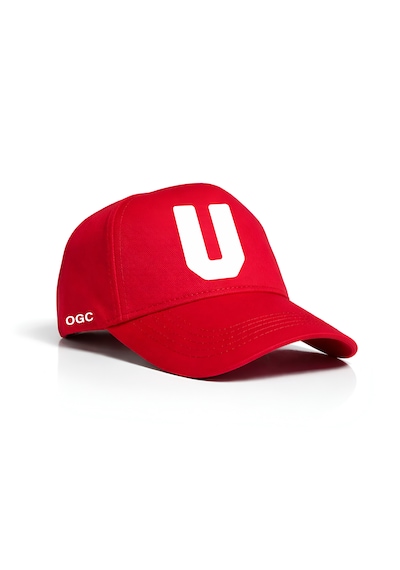 Ogc U Harfi Unisex Şapka Kırmızı