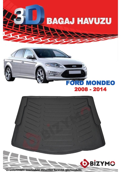 Ford Mondeo Hb 2015 ve Sonrası 3D Bagaj Havuzu Bizymo