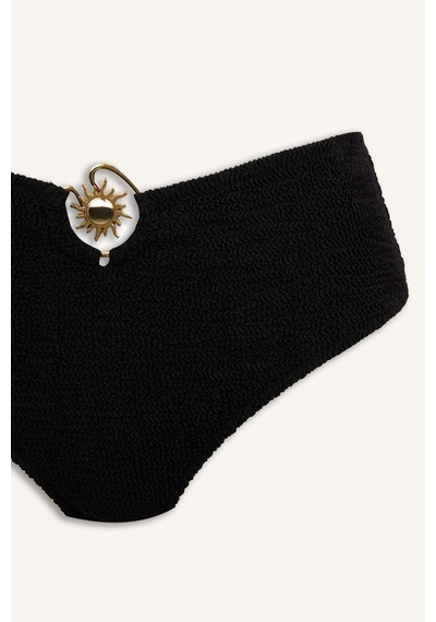 Defacto Regular Fıt Bürümcük Bikini Alt E0209ax26smbk81 Siyah-bk81