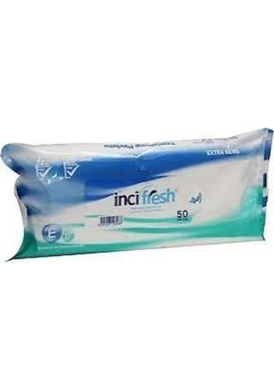 İnci Fresh Islak Vücut Temizleme Havlusu 50 Li Tekli