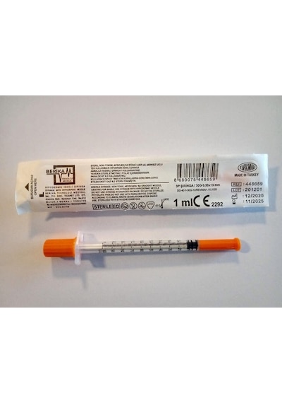 Süper İnsülin İğnesi 1 ml 100'lü Berika