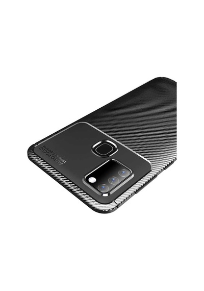 Samsung Uyumlu Galaxy A21S Kilif Esnek Karbon Tasarim Negro Silikon 393046810