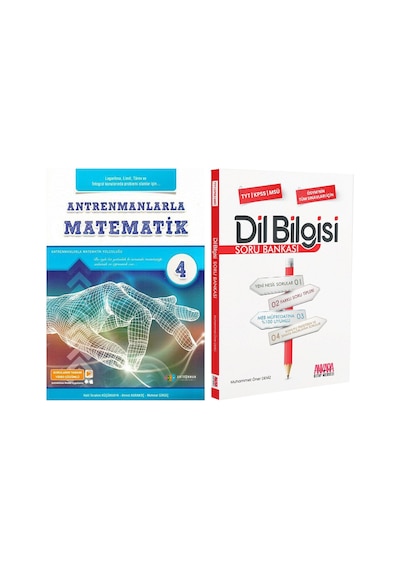 Antrenman Yayınları Antremanlarla Matematik 4 Ve Akm Dil Bilgisi Soru Bankası Seti 2 Kitap