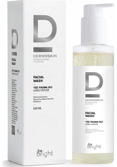 Dermoskin Be Bright Lekeli Ciltler İçin Yüz Yıkama Jeli 200 ML