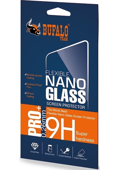 Bufalo Samsung Galaxy Uyumlu S22 Plus Ekran Koruyucu Flexiglass Nano