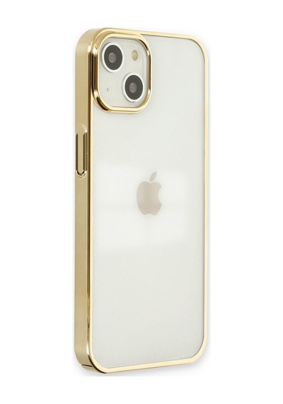 Apple iPhone Uyumlu,  14 Plus Kılıf Element Silikon - Gold