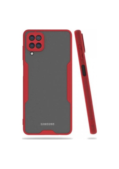 Galaxy A12 Kılıf Zore Parfe Kenarları Pastel Renk Silikon Kılıf
