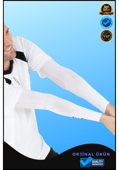 Voleybol Uzun Kolluk Uzun Model Voleybol Kolluğu Beyaz