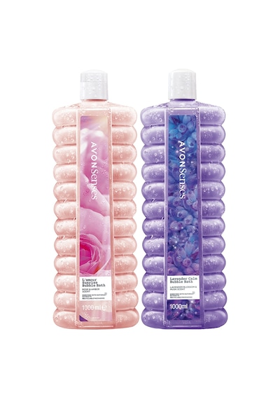Avon Senses Sunrise + Lavender Banyo Köpüğü 2 x 1 L