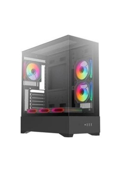Dark Diamond Pro 4x12cm Fan, 1x Usb3.0, 2x Usb2.0 Full Akvaryum Oyuncu Kasası Psu Yok Kdo