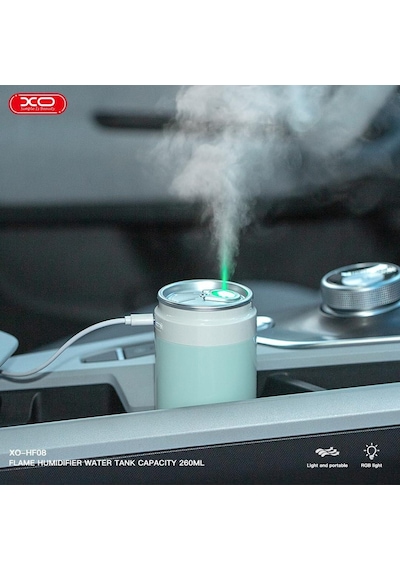 Hf08 Ultrasonik Hava Nemlendirici Rgb Işıklı Aroma Difüzörü Sessiz Buhar Makinesi