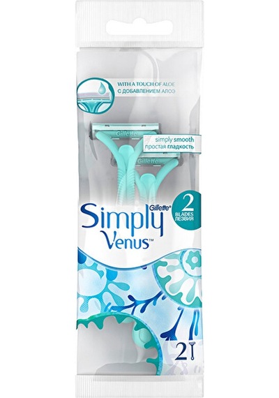 Gillette Venüs Simply2 Kullan At Tıraş Bıçağı 2'li
