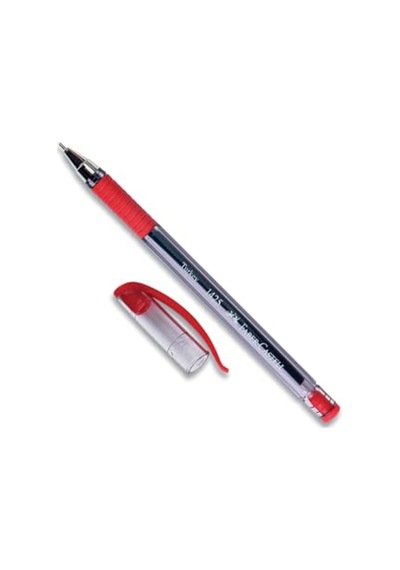 İğne Uç Tükenmez Kalem Seti, 10'lu, Kırmızı, 0.7 Mm, Rahat Yazım, Ergonomik Tutuş Genel
