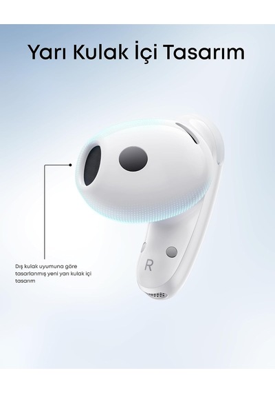 Tr Anker Soundcore Liberty Buds Bluetooth Kulaklık, Yarı Kulak İçi Tasarım, Gerçek Zamanlı Uyarlanabilir Gürült