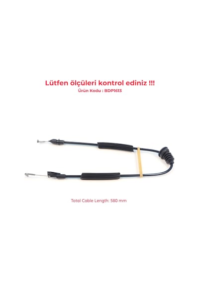 Arka Kapı Kolu Kilit İç Açma Teli Seat Leon Mk1 Toledo Mk2 İçin Standart