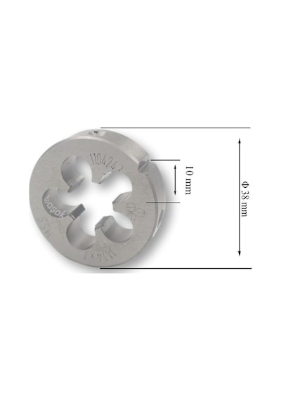 Mte M14 X 1 Pafta İnce Vidalı Hss Dın 223/b