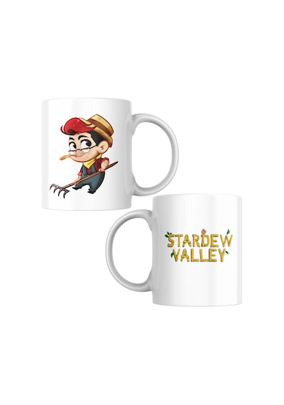 Stardew Valley Anime Kupa Bardak Beyaz